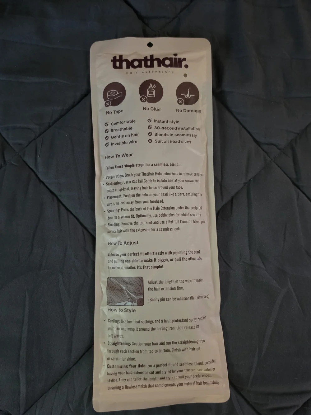 Thathair Dark Brown Hair Extensions